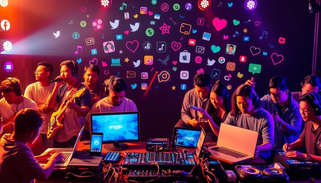 Promosi Musisi Indonesia di Media Sosial